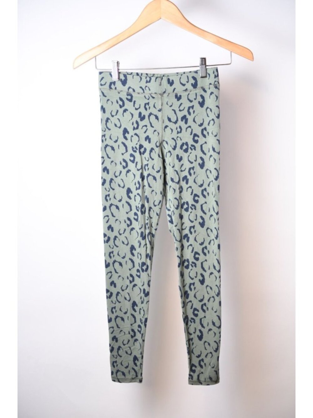 Boden Women's Leggings Leopard Green Animal Print Size 4P